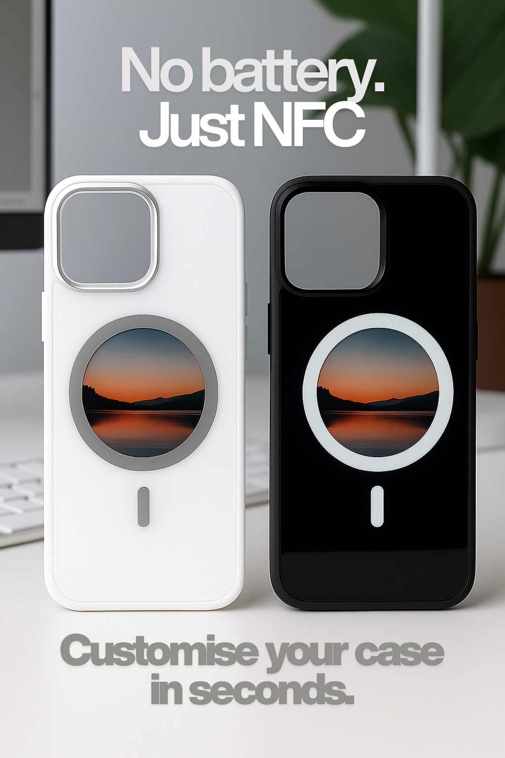 NFC Magsafe E-ink Case